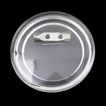 Blank Flat Round Acrylic Button Pin Badge with Iron Pins