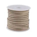 Dark Khaki Color Faux Suede Cord