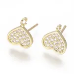 Brass Stud Earring Findings