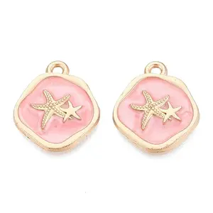Alloy Enamel Pendants