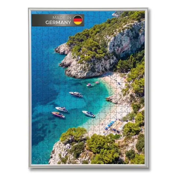 K-Möbel RÁM NA PUZZLE 49,3/69,3 cm hliník stříbrný