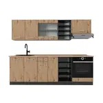 Vicco KUCHYŇSKÝ KOUT R-Line Dub Artisan/antracit 240 cm , PD Dub