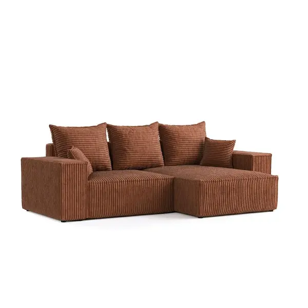 AltaBeds ROHOVÁ SEDAČKA SENSO, textil, Měděná