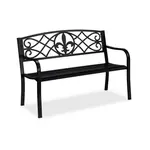 Relaxdays LAVICE Černá ocel 127 cm