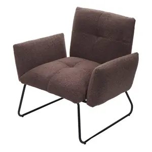 MCW LOUNGE KŘESLO BOUCLé Hnědé