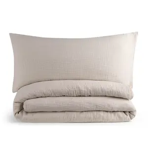 Blumtal POVLEČENÍ mušelín, 100% bavlna, 155/220 cm & 40/80 cm, šedá