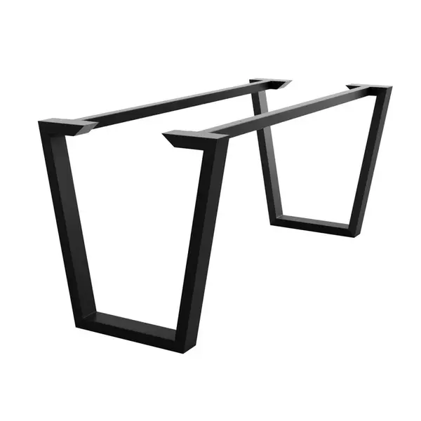 Metalo Pro KOVOVÉ NOHY KE STOLU Akron černá 120/70/72 cm