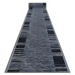 rugsX POGUMOVANÝ běhoun ADAGIO šedá 80/110 cm