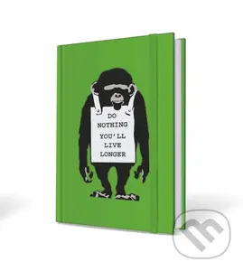 Banksy notebook opice 15x21cm