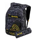 Meatfly batoh Exile Blueprint Black 24 L | Černá | Objem 24 L