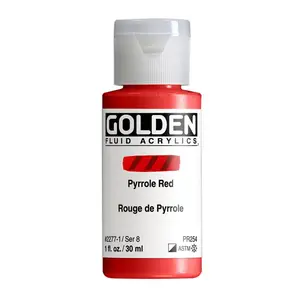 Akryl Golden Fluid 30ml – 2277 Pyrrole Red