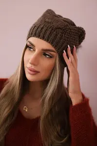 Kesi Fleecová čepice Sandra K210 cappuccino