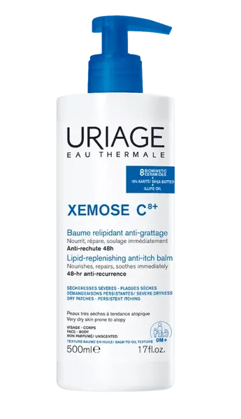 Uriage Xémose C8+ Zklidňující olejový balzám 500 ml