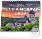 NOTIQUE Stolní kalendář Nejkrásnější místa Čech a Moravy 2026