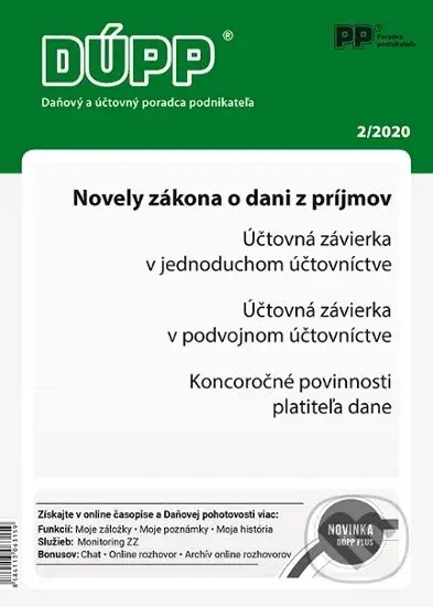 Daňový a účtovný poradca podnikateľa 2/2020 (Novely zákona o dani z príjmov)