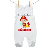 Boodyy Dupačky Keď vyrastiem budem požiarnik 50 (0 mesiacov)