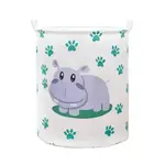 Kôš na hračky, uzatvárateľný, Hipo Paws - ecru, 43 L