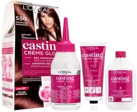 L'Oréal Paris Casting Crème Gloss semipermanentná farba na vlasy 550 mahagón 48+72+60 ml