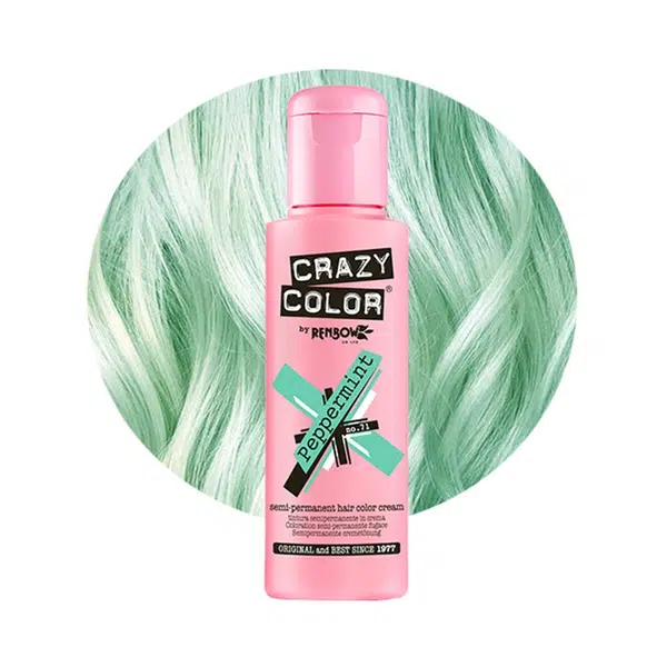2ks 71 Crazy Color farba na vlasy Peppermint 100ml