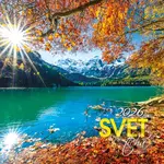 Nástenný kalendár Svet ticha 2026 (slovenské menné kalendárium)