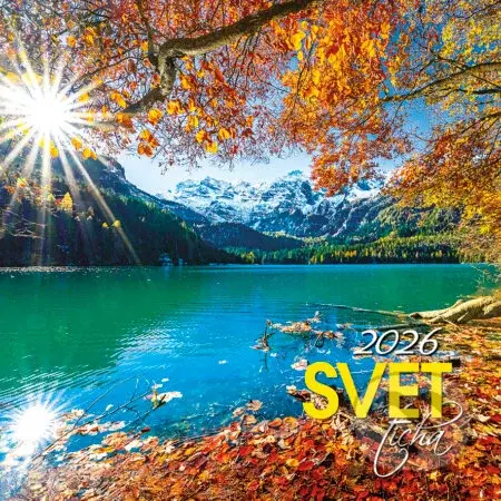 Nástenný kalendár Svet ticha 2026 (slovenské menné kalendárium)