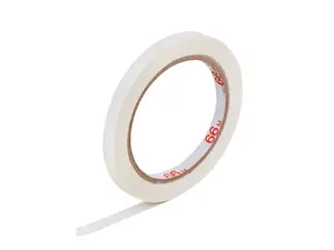 16 ks - Barevná lepící páska PVC 9x66 bílá