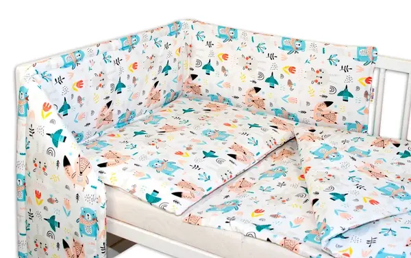 Mantinel s obliečkami Forest girl , 135x100 cm