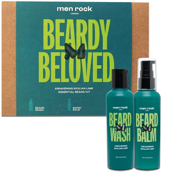 Súprava na starostlivosť o bradu Men Rock Beardy Beloved Sicilian Lime