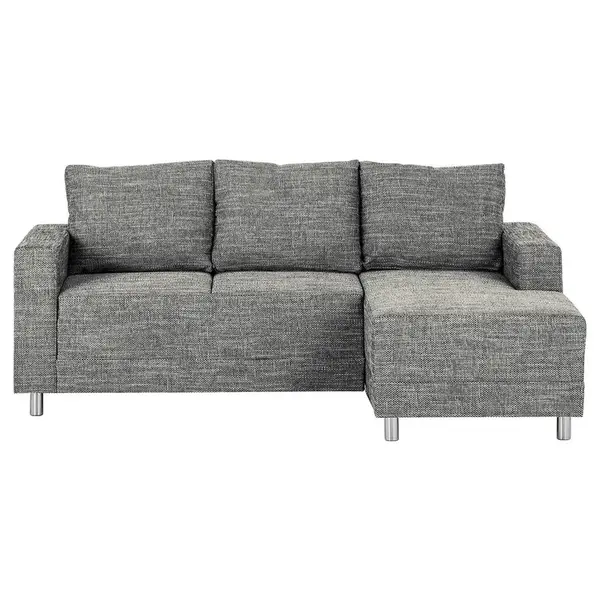 MID.YOU ROHOVÁ SEDAČKA, textil, šedá