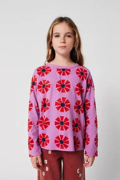 Dětské bavlněné tričko s dlouhým rukávem Bobo Choses Kaleidoscope