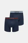 Boxerky Levi's 2-pack pánské, tmavomodrá barva, 37149-1020
