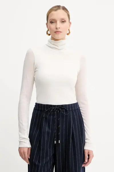 Vlněné tričko s dlouhým rukávem Liviana Conti