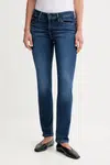 Džíny Levi's 712 SLIM černá barva