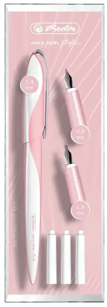 Kaligrafické pero - sada růžové - Neuveden