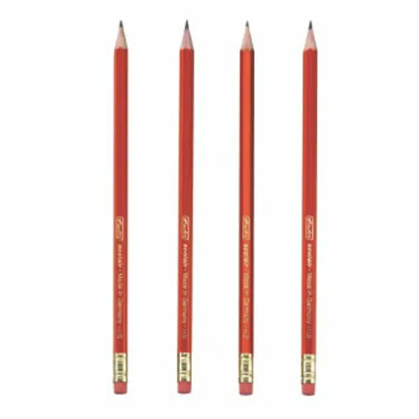 Herlitz - Tužka HB 4ks s gumou