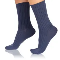 Bellinda 
FANCY RIB MODAL SOCKS - Women's Modal Socks - Blue