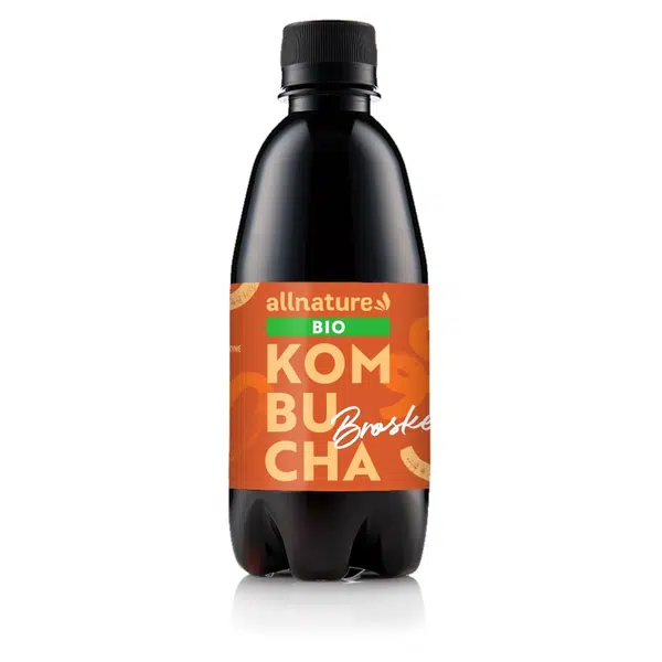 ALLNATURE Kombucha broskev BIO 330 ml