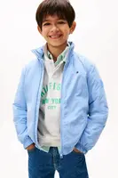 Dětská bunda Tommy Hilfiger modrá barva, KB0KB09852