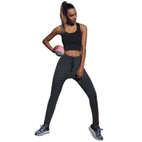 Dámské sportovní legíny BAS BLACK Lorena grafit XL