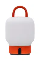 Bezdrátová stolní LED lampa Kooduu Loome 21 x 12 cm oranžová barva