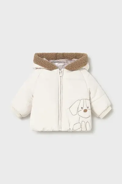 Kojenecká bunda Mayoral Newborn béžová barva, 2410