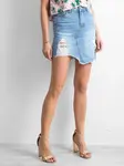 Vintage blue denim skirt