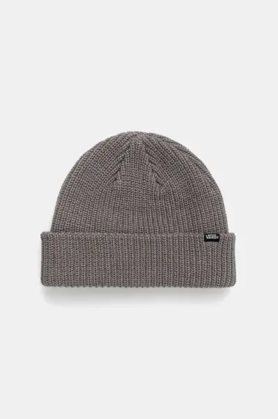 Dětská čepice Vans Core Basic Cuff Beanie šedá barva, VN000Q1GHTG1