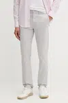 Kalhoty Tommy Hilfiger pánské, šedá barva, MW0MW40262