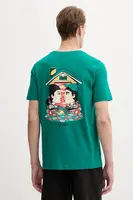 Bavlněné tričko Puma PUMA x SQUID GAME pánské, zelená barva, s potiskem, 630706
