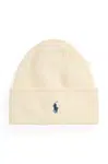 Vlněná čepice Polo Ralph Lauren béžová barva, 455954355