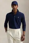 Tričko s dlouhým rukávem Polo Ralph Lauren tmavomodrá barva, 710955081