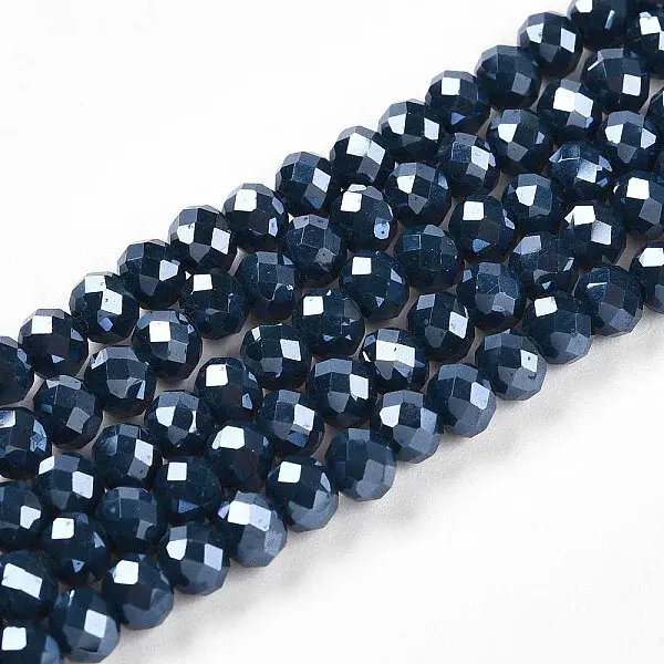 Electroplate Glass Beads Strands