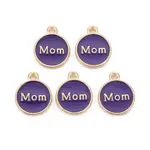 Mother's Day Alloy Enamel Charms