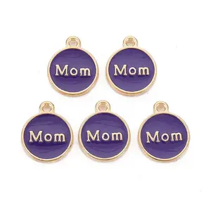 Mother's Day Alloy Enamel Charms